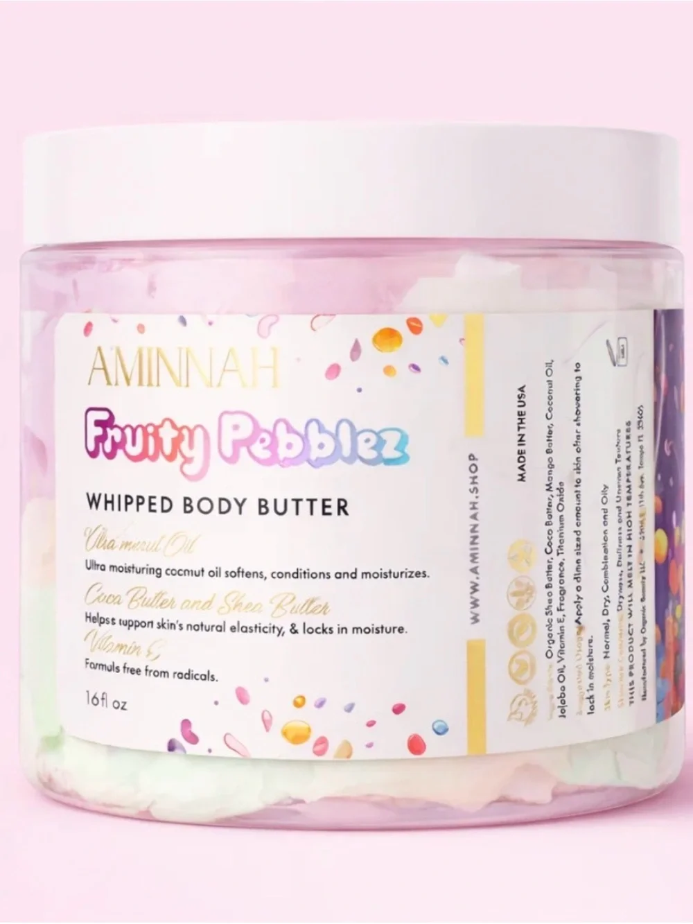 Aminnah (NWT) Fruity Pebblez Whipped Body Butter